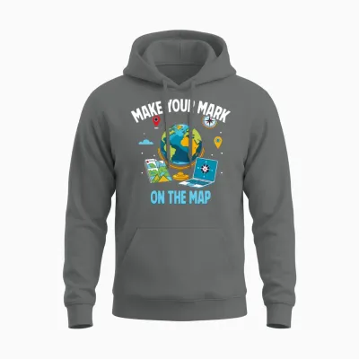 Geographic Information Systems Unisex Hoodie - Graphite Heather