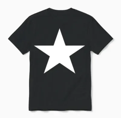 Lone Star Unisex T-Shirt - Black