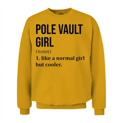 Pole Vault Pole Vault Pole Vault Unisex Sweatshirt - Gold