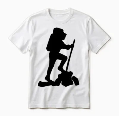 Hiking Unisex T-Shirt - White