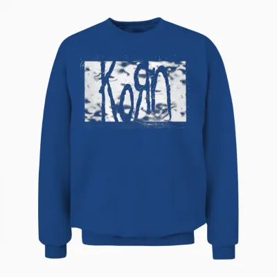 Korn Gritty Logo T-Shirt, Black, S Unisex Sweatshirt - Royal