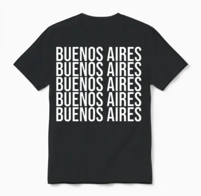 Bestseller Buenos Aires City Premium Gift Brazil Unisex T-Shirt - Black
