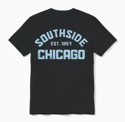 Chicago Illinois Souvenir Gift Unisex T-Shirt - Black