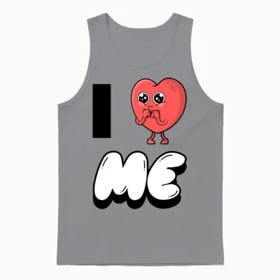 I Love Me 6 Unisex Tank Top - Sport Grey