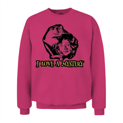 I Love a Mystery Unisex Sweatshirt - Heliconia
