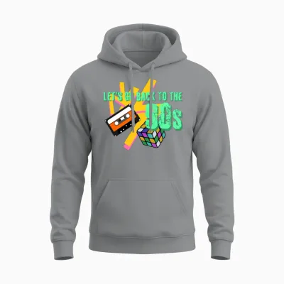 1990 90s Retro Unisex Hoodie - Sport Grey