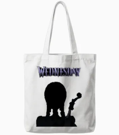 Wensday Tote Bags - White