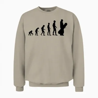 Evolution Snowboard. Unisex Sweatshirt - Sand
