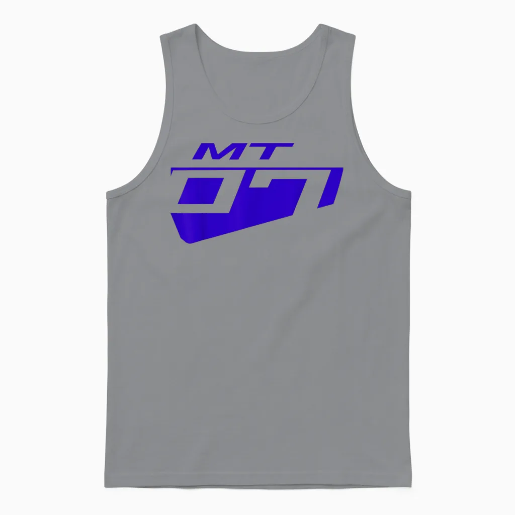 Mt-07 Sport Bike Motorcycle Motorcycles Unisex Tank Top in Sport Grey
