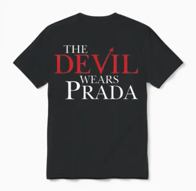 Devil Wears Prada Logo Unisex T-Shirt - Black