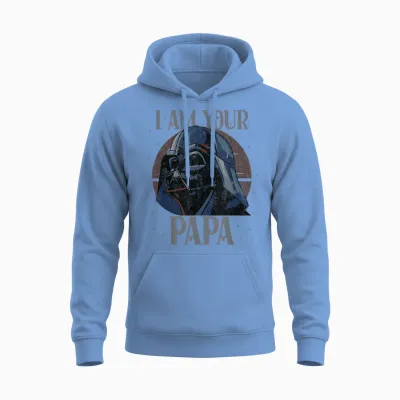 Star Wars Darth Vader I Am Your Papa Retro Father’s Day Unisex Hoodie - Carolina Blue
