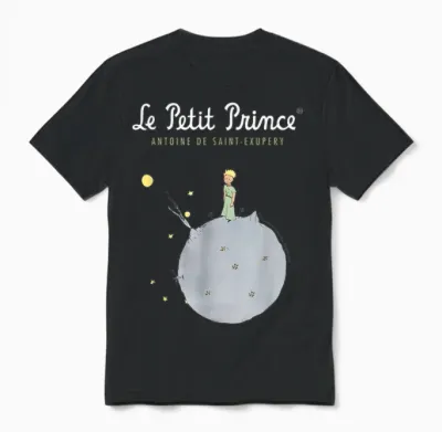 Le Petit Prince Antoine De Saint-Exupery Classic Unisex T-Shirt - Black