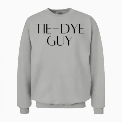 Tie Dye Guy Unisex Sweatshirt - Ash