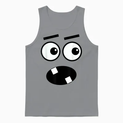 Funny Creepy Carrots Face Halloween Costume Unisex Tank Top - Sport Grey