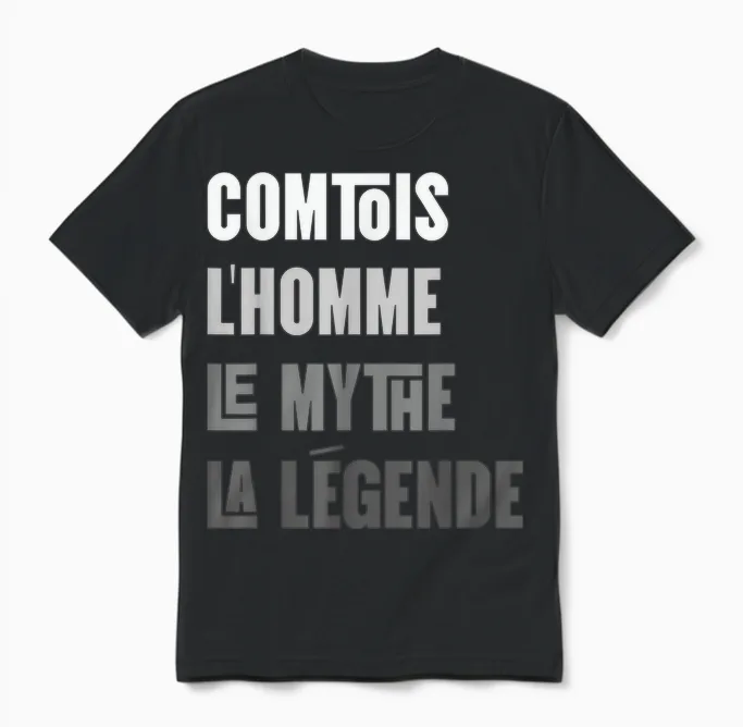 Comtois Men's Myth Legend Gift Idea Humour Franche-Comté Unisex T-Shirt in Black