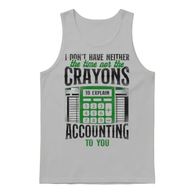 Accountant Bookkeeper Accounting Unisex Tank Top - Ash