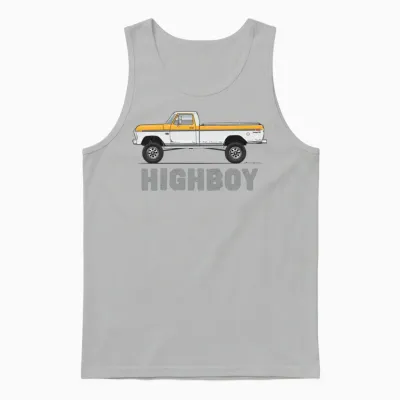 Highboy Chrome Yellow Unisex Tank Top - Ash