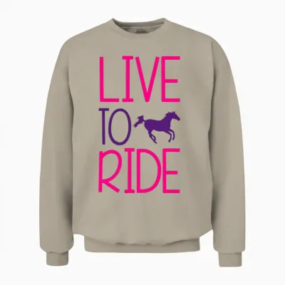Horse Unisex Sweatshirt - Sand