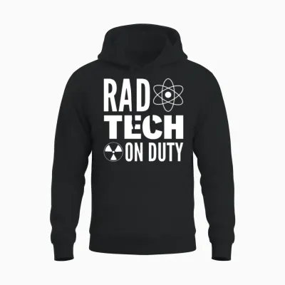 Funny Rad Tech Radiology Technician Unisex Hoodie - Black