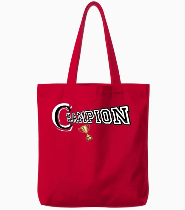 Champion Tote Bags in Red