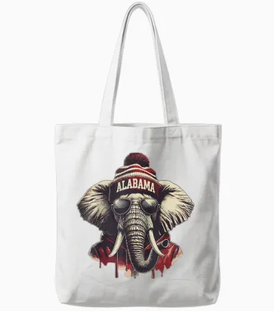 Alabama State Al Vintage Sports Lover Men Women Tote Bags - White