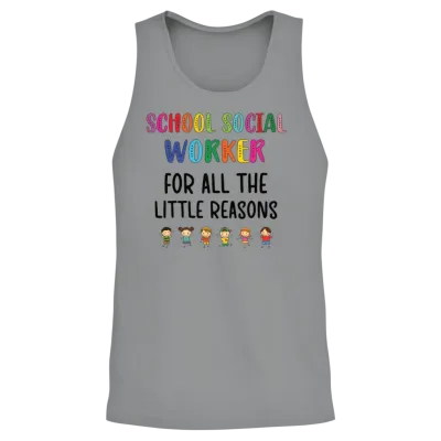 School Social Worker Gifts | Social Worker Month Unisex Tank Top - Sport Grey