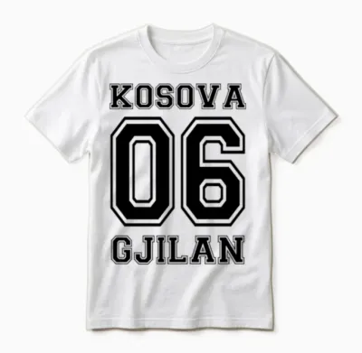 Kosovo Gjilan Albania Shirt Kosovo Gift Unisex T-Shirt - White
