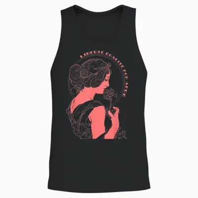 Liberte, Egalite, Fck Afde T-Shirt, Black Unisex Tank Top - Black