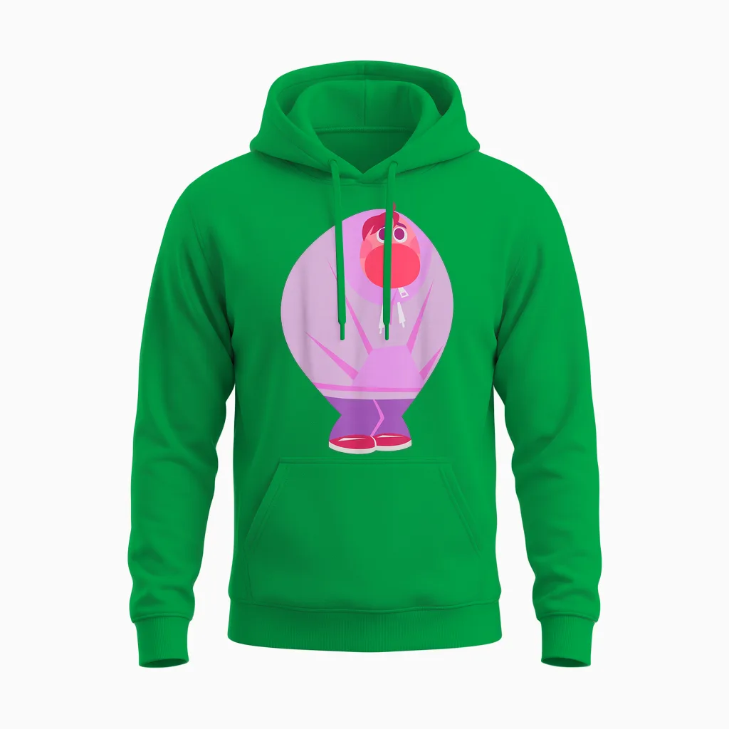 Disney and Pixar’s Inside Out 2 Embarrassment Costume Unisex Hoodie in Irish Green