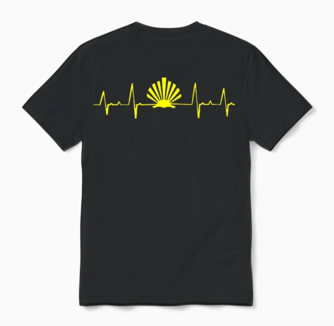 Buen Camino Pilgerfahrt Jakobsweg Camino De Santiago Pilger Unisex T-Shirt in Black