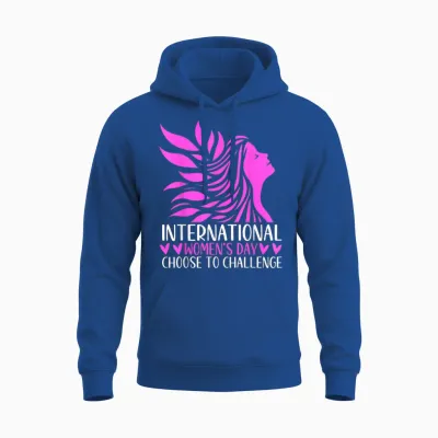 International Women's Day Choose to Challenge Unisex Hoodie - Royal