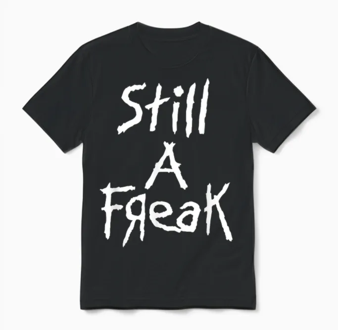 Korn Still a Freak T-Shirt, Black, S Unisex T-Shirt in Black