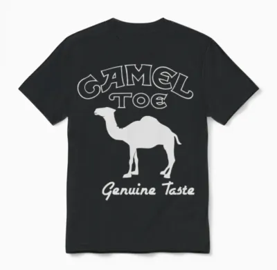 Camel Toe Cigarette Unisex T-Shirt - Black