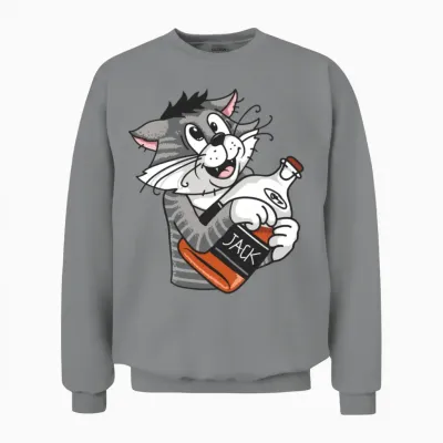 Alco Cat Unisex Sweatshirt - Sport Grey