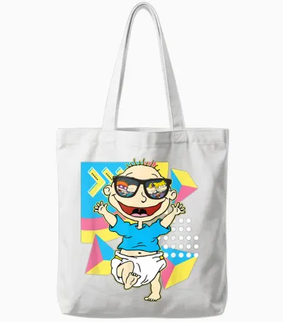 Tommy Pickles - Sunglasses Reflection Tote Bags - White