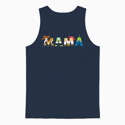 Disney and Pixar’s Toy Story Mama Mother’s Day Mom Birthday Unisex Tank Top - Navy