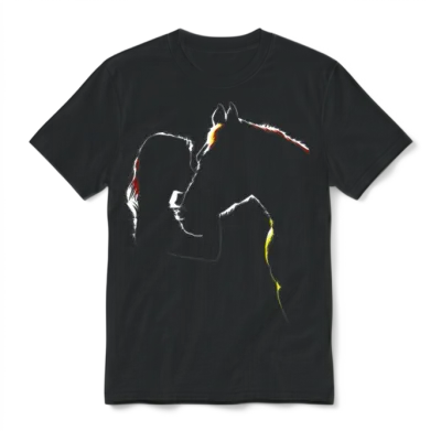 Horse Girl - Horse Lover Unisex T-Shirt - Black