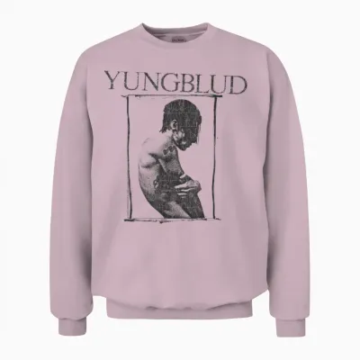 Official Yungblud Idols Case Unisex Sweatshirt - Light Pink
