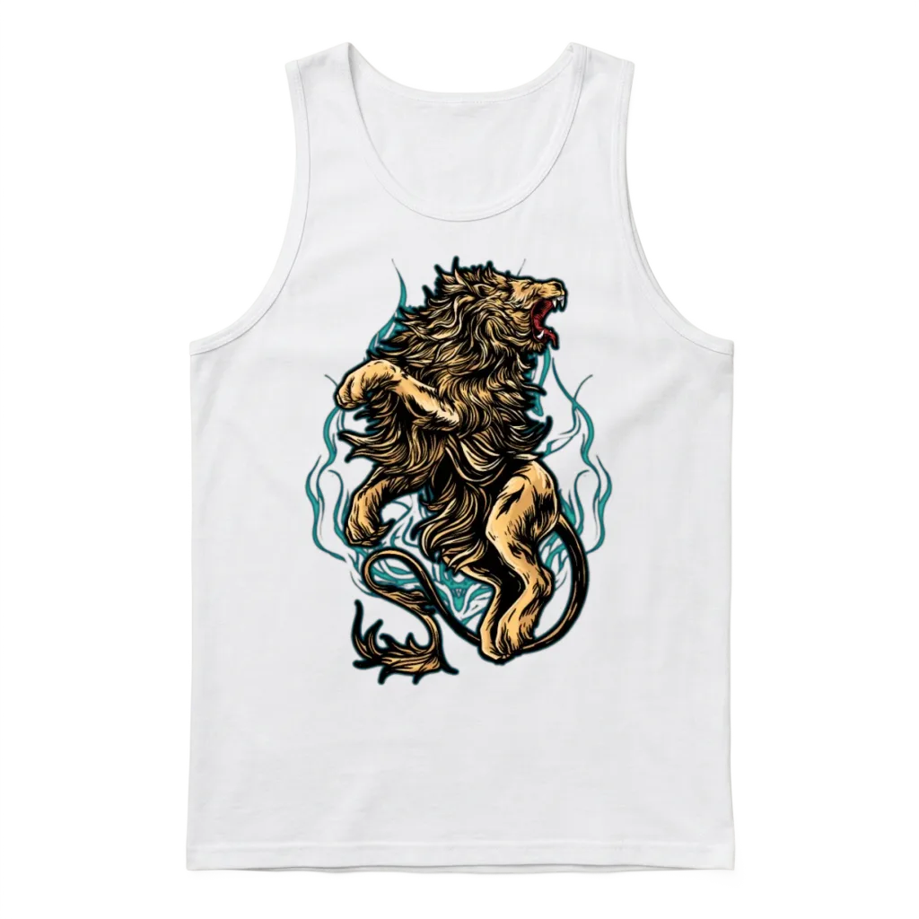 Mad Lion โ Wildlife Unisex Tank Top - White