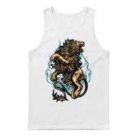 Mad Lion — Wildlife Unisex Tank Top - White – 1