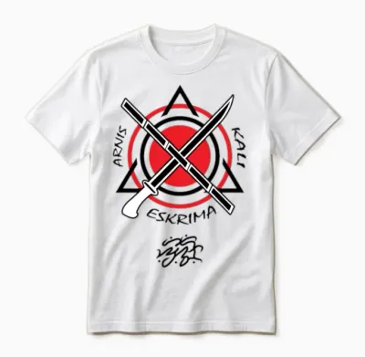 Filipino Martial Arts T Shirts - Kali Arnis Eskrim Unisex T-Shirt - White