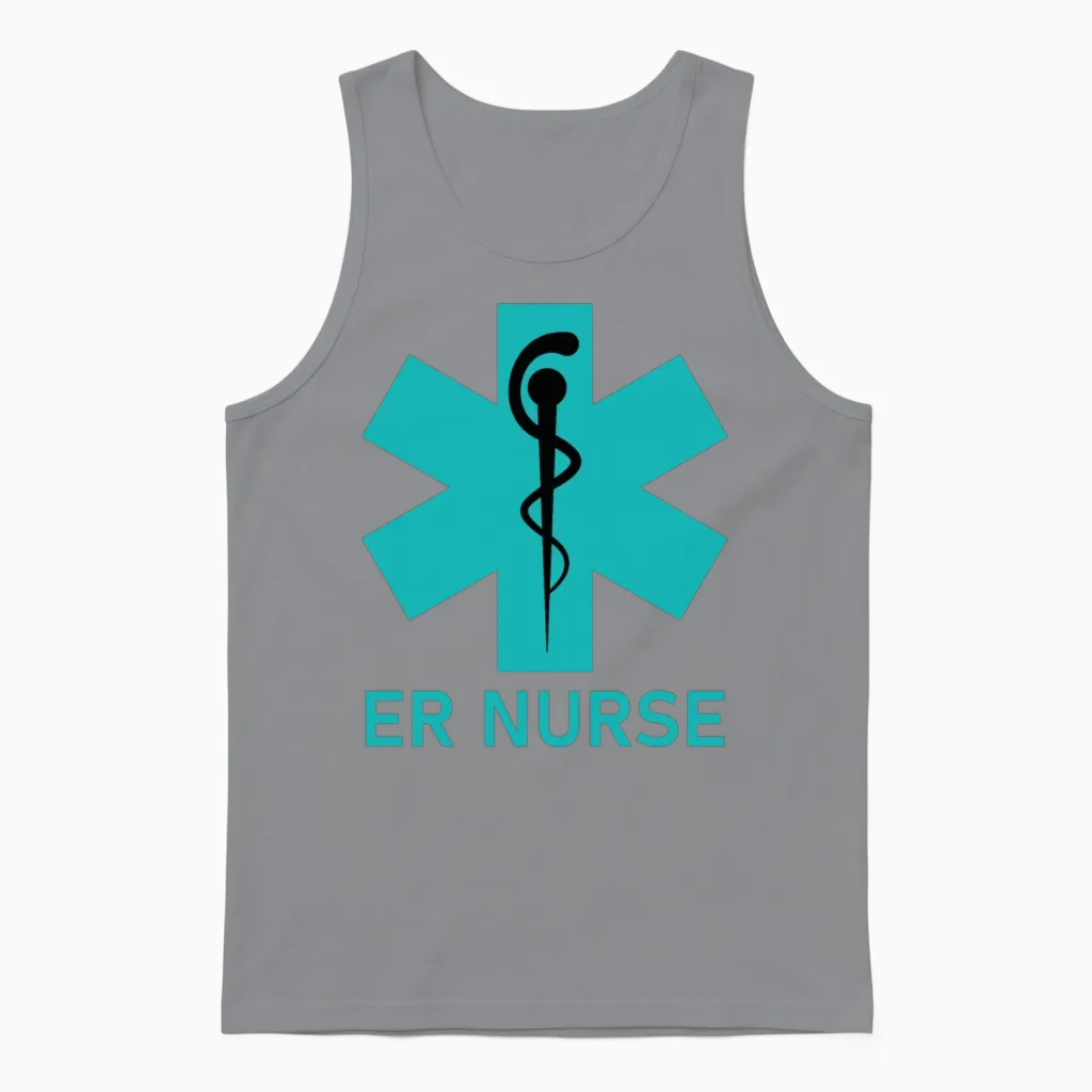 Er Nurse - Nursing - Nurses Unisex Tank Top in Sport Grey