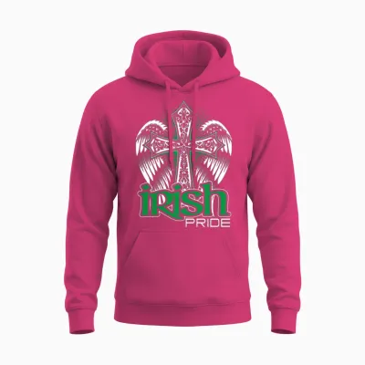 Irish Pride – Patricks Day Unisex Hoodie - Heliconia