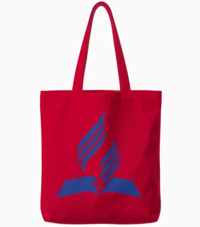Va040 Seventh Day Adventist Church Tote Bags - Red