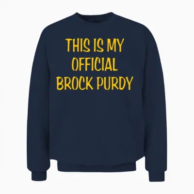 Brock Purdy Unisex Sweatshirt - Navy