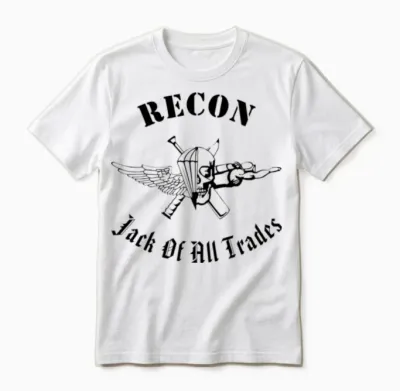 Recon Jack of All Trades Unisex T-Shirt - White