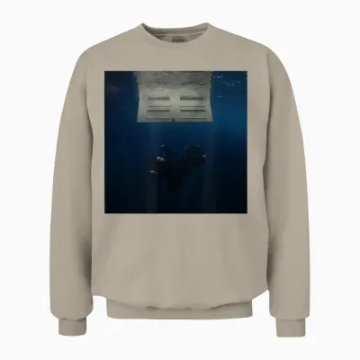 Official Billie Eilish Hit Me Hard and Soft Cover Unisex Sweatshirt - Sand