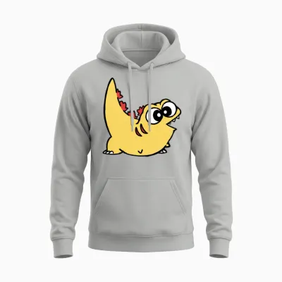 Godzilland Style Kamata-Kun Unisex Hoodie - Ash