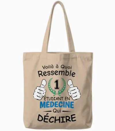 Medical Student - Original Design for Future Doctor Tote Bags - Natural