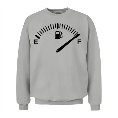 Fuel Gauge Fueled Car Unisex Sweatshirt - Ash